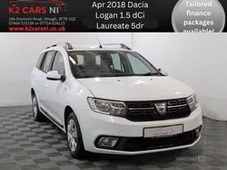 White Used 2018 Dacia Logan Lauréate Sedan | £5,990 (Expensive)