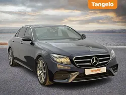 Blue Used 2020 Mercedes E350 AMG line Sedan | £27,695 (Fair price)