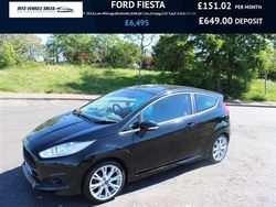 Black Used 2016 Ford Fiesta S Hatchback | £6,495 (Fair price)