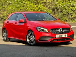 Red Used 2017 Mercedes A200 AMG line Hatchback | £14,500 (Fair price)