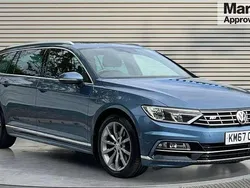 Blue Used 2017 VW Passat R-line Estate | £17,000 (Expensive)