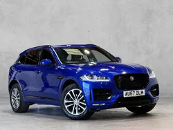 Blue Used 2018 Jaguar F-Pace R-Sport SUV | £19,500 (Fair price)