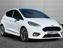 Frozen white Used 2018 Ford Fiesta ST-Line X Hatchback | £8,250 (Fair price)