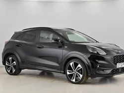 Black Used 2022 Ford Puma ST-Line X Hatchback | £17,295 (Fair price)