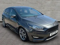 Grey Used 2017 Ford Focus ST-Line Hatchback | £6,995 (Fair price)