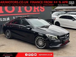 Black Used 2018 Mercedes CLA250 AMG Sedan | £17,500 (Fair price)