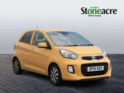 Yellow Used 2015 Kia Picanto 2 Hatchback | £7,995