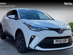 White Used 2021 Toyota C-HR Design SUV | £18,527 (Fair price)