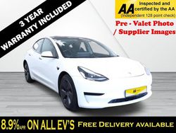 White Used 2021 Tesla Model 3 Standard Range Sedan | £17,595 (Fair price)