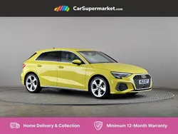 Yellow Used 2021 Audi A3 S-Line Hatchback | £19,697 (Fair price)