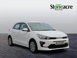 White Used 2022 Kia Rio Hatchback | £10,999 (Fair price)