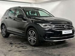 Black Used 2021 VW Tiguan Elegance SUV | £22,695 (Fair price)