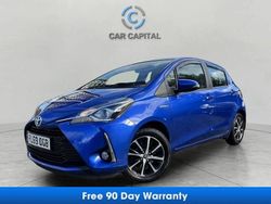 Blue Used 2019 Toyota Yaris Hybrid Hatchback | £11,450 (Fair price)