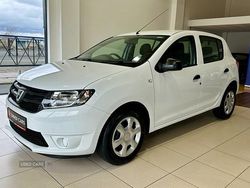 White Used 2015 Dacia Sandero Ambiance Hatchback | £4,395 (Expensive)