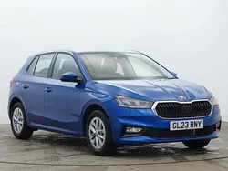 Race blue metallic Used 2023 Skoda Fabia Comfort Hatchback | £13,368 (Fair price)