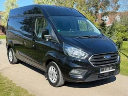Black Used 2018 Ford Transit Custom Limited Van | £21,500 (Expensive)