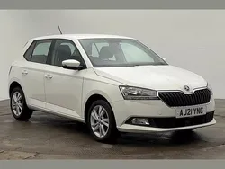 Candy white Used 2021 Skoda Fabia SE Hatchback | £11,900 (Fair price)