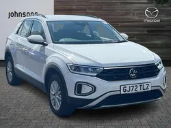 White Used 2022 VW T-Roc Life SUV | £15,975 (Fair price)