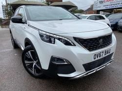 White Used 2017 Peugeot 3008 GT-line Hatchback | £12,199 (Fair price)