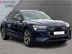 Blue Used 2022 Audi e-tron Sportback Advanced SUV | £33,500