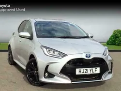 Tyrol silver Used 2021 Toyota Yaris Hybrid Hatchback | £16,994 (Fair price)