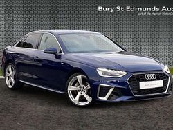 Blue Used 2022 Audi A4 S-Line Sedan | £23,511 (Fair price)