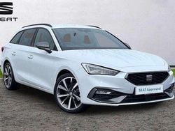 White New 2025 Seat Leon FR Sport Estate | £24,495 (Super price)
