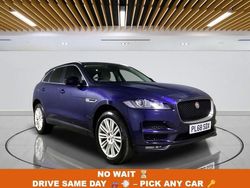 Blue Used 2018 Jaguar F-Pace Portfolio SUV | £16,199 (Fair price)