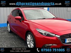 Red Used 2017 Mazda 3 Inclusive Hatchback | £7,688 (Fair price)