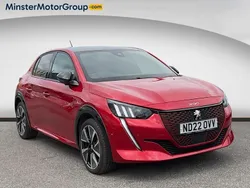 Red Used 2022 Peugeot e-208 Premium Hatchback | £13,090