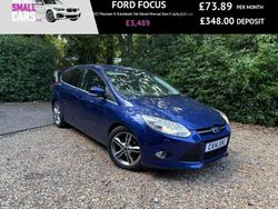 Blue Used 2014 Ford Focus Titanium X Hatchback | £3,489 (Fair price)