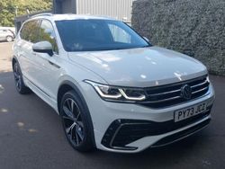 White Used 2023 VW Tiguan Allspace R-line SUV | £30,998 (Fair price)