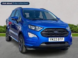 Blue Used 2022 Ford Ecosport ST-Line SUV | £13,395 (Fair price)