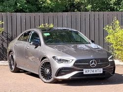 Grey Used 2024 Mercedes CLA220 AMG Line Premium Plus Sedan | £32,998 (A bit pricey)