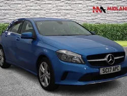 Blue Used 2017 Mercedes A180 Executive Hatchback | £9,500 (Good price)