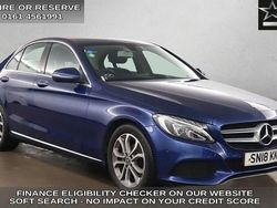 Blue Used 2018 Mercedes C200 Sedan | £11,240 (Good price)