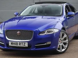 Blue Used 2018 Jaguar XJ Luxury Sedan | £12,699 (Fair price)
