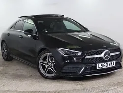 Black Used 2019 Mercedes CLA180 AMG line Sedan | £19,975 (Fair price)