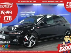Black Used 2018 VW Polo GTI Hatchback | £15,499 (A bit pricey)