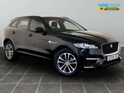 Black Used 2018 Jaguar F-Pace R-Sport SUV | £14,695 (Fair price)
