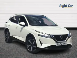White Used 2022 Nissan Qashqai N-Connecta SUV | £16,499 (Fair price)