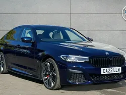 Blue Used 2022 BMW 530 M Sport | £33,500 (Fair price)