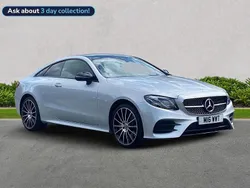 Silver Used 2020 Mercedes E400 AMG Line Premium Plus Coupe | £33,995 (Fair price)