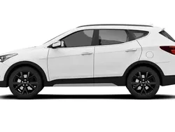 White Used 2016 Hyundai Santa Fe Edition SUV | £15,490 (Fair price)