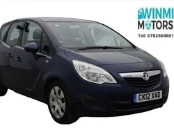 Blue Used 2012 Vauxhall Meriva MPV | £1,995 (Fair price)
