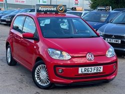 Red Used 2013 VW up! high up! Hatchback | £4,975 (Fair price)