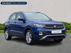 Blue Used 2021 VW T-Cross SE SUV | £15,045 (Fair price)