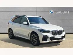 White Used 2021 BMW X5 M Sport SUV | £39,995 (Fair price)