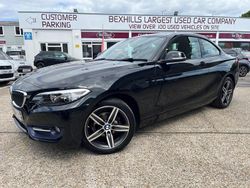 Black Used 2016 BMW 218 Sport Line Coupe | £9,499 (Fair price)