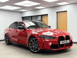Red Used 2021 BMW M3 Competition Edition Sedan | £52,979 (Fair price)